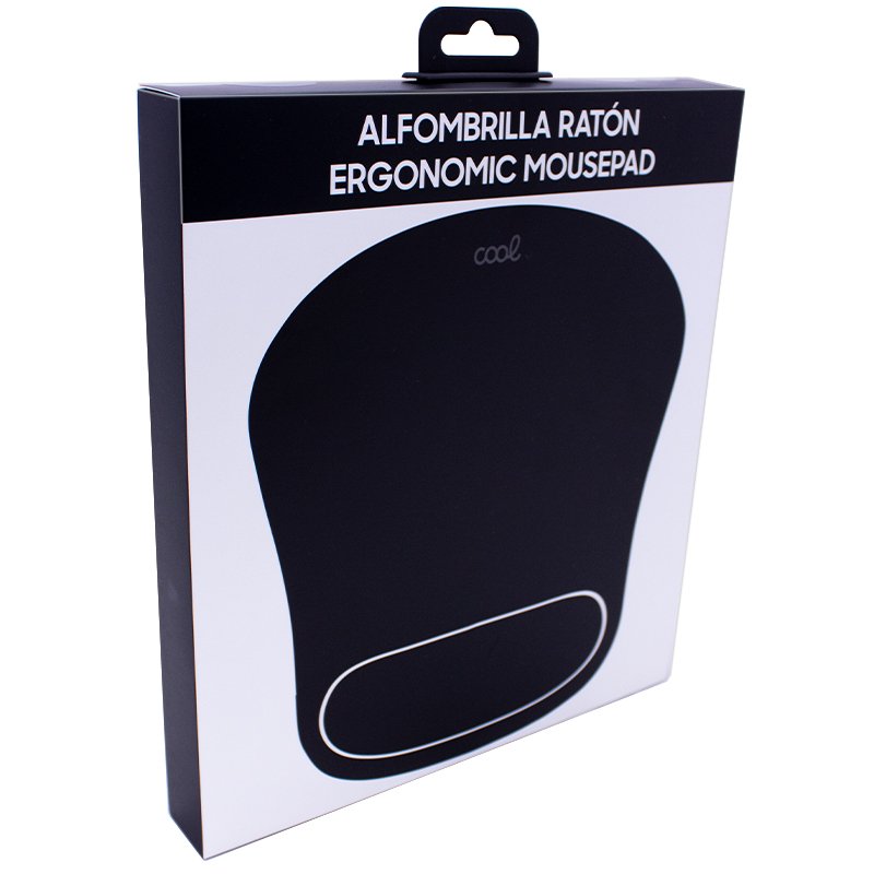 Alfombrilla Ratón COOL Ergonomic Mousepad Color Negro - Image 2