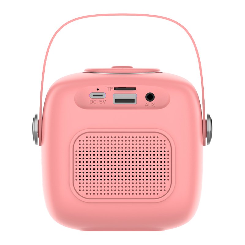 Altavoz Bluetooth Universal Música 6W COOL Mini Karaoke + 1 Micrófono Rosa - Image 3