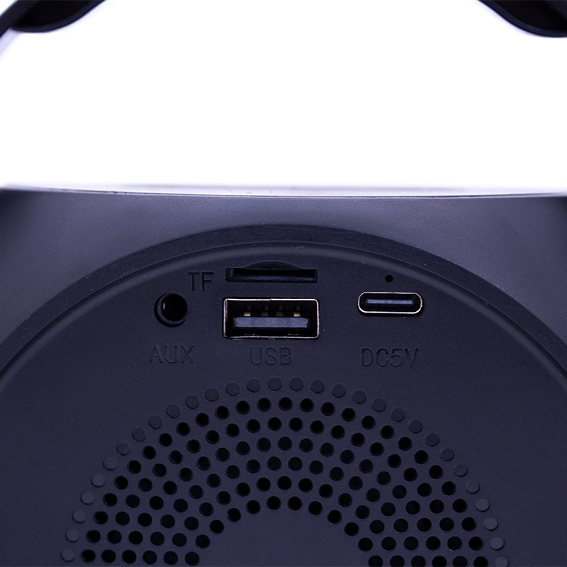 Altavoz Bluetooth Universal Música 6W COOL Mini Karaoke Party + 2 Micrófonos Negro - Image 3