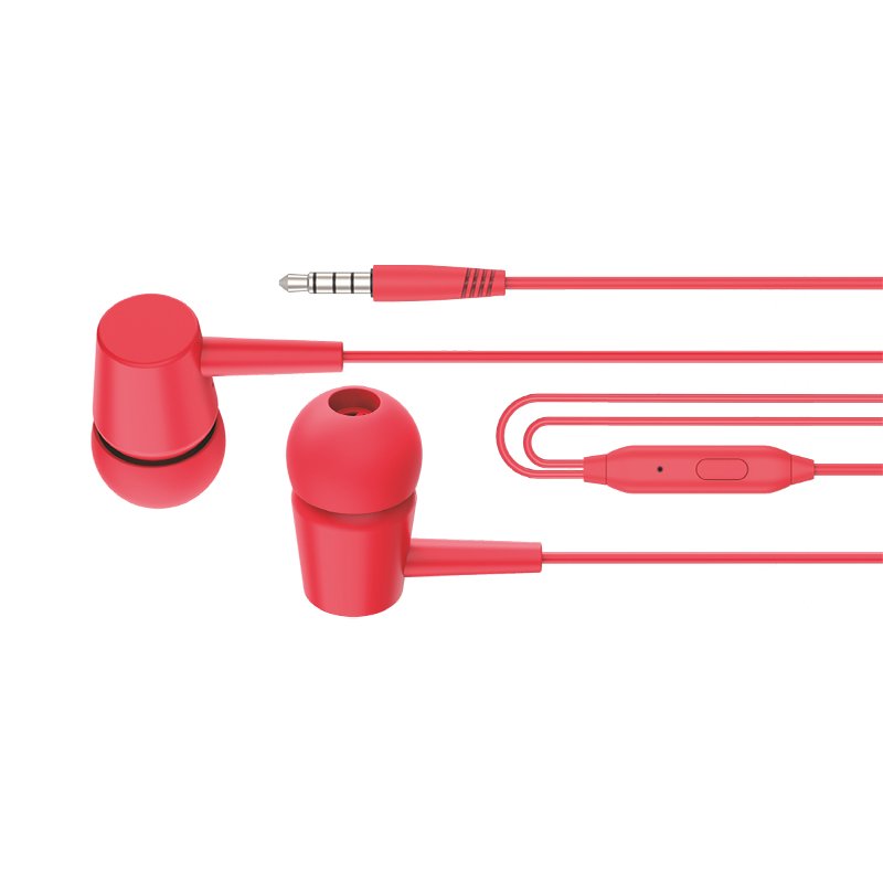 Auriculares 3,5 mm COOL Bear Stereo Con Micro Rojo - Image 3