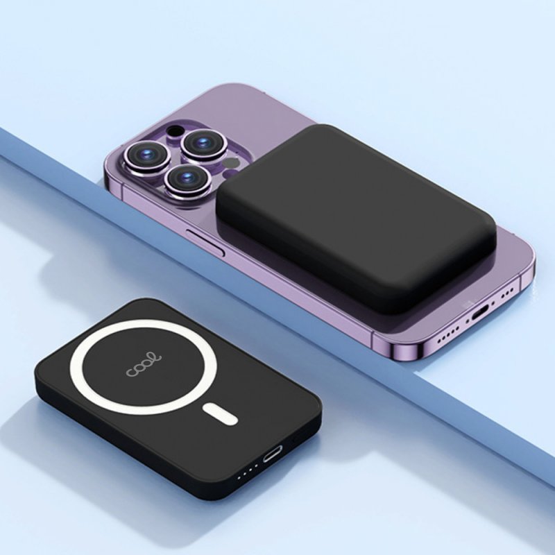 Bateria Externa Universal Power Bank 10.000 mAh Magnética COOL Negro - Image 2