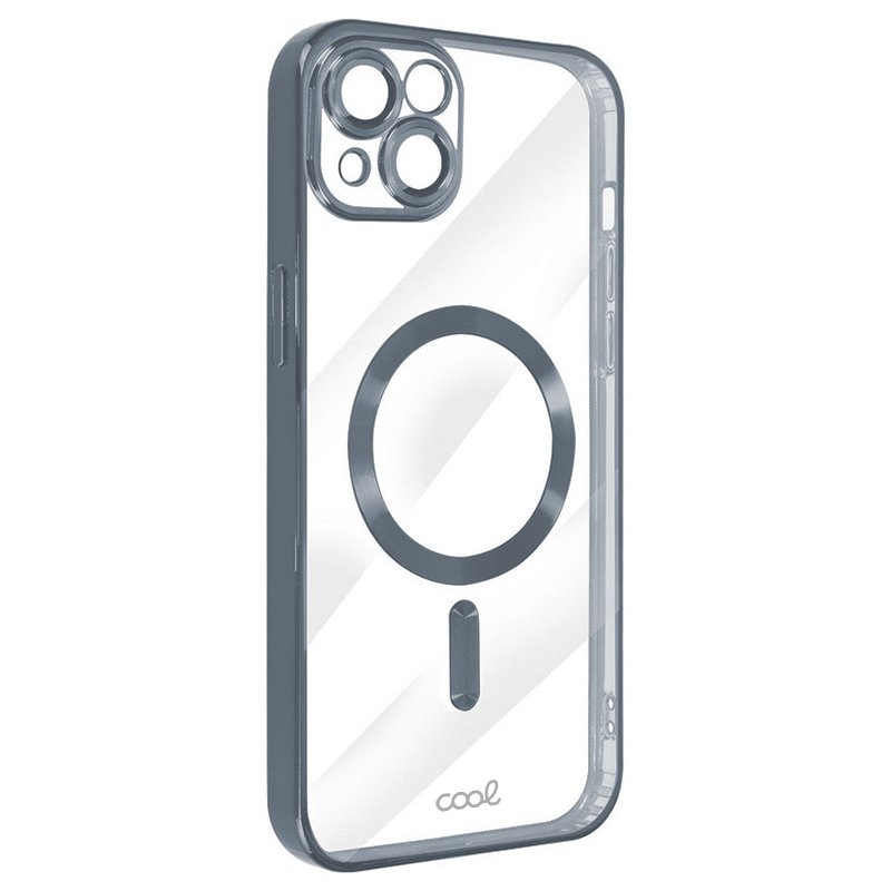 Carcasa COOL para iPhone 16 Pro Max Magnética Borde Plata - Image 3