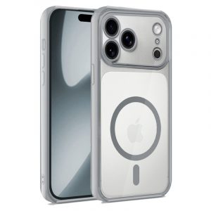 Carcasa COOL para iPhone 17 Pro Magnética Borde Plata