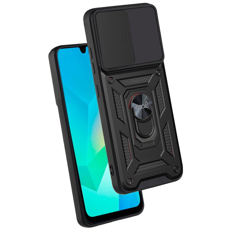 Carcasa COOL para Samsung A165 Galaxy A16 / A16 5G Hard Ring Negro - Image 2