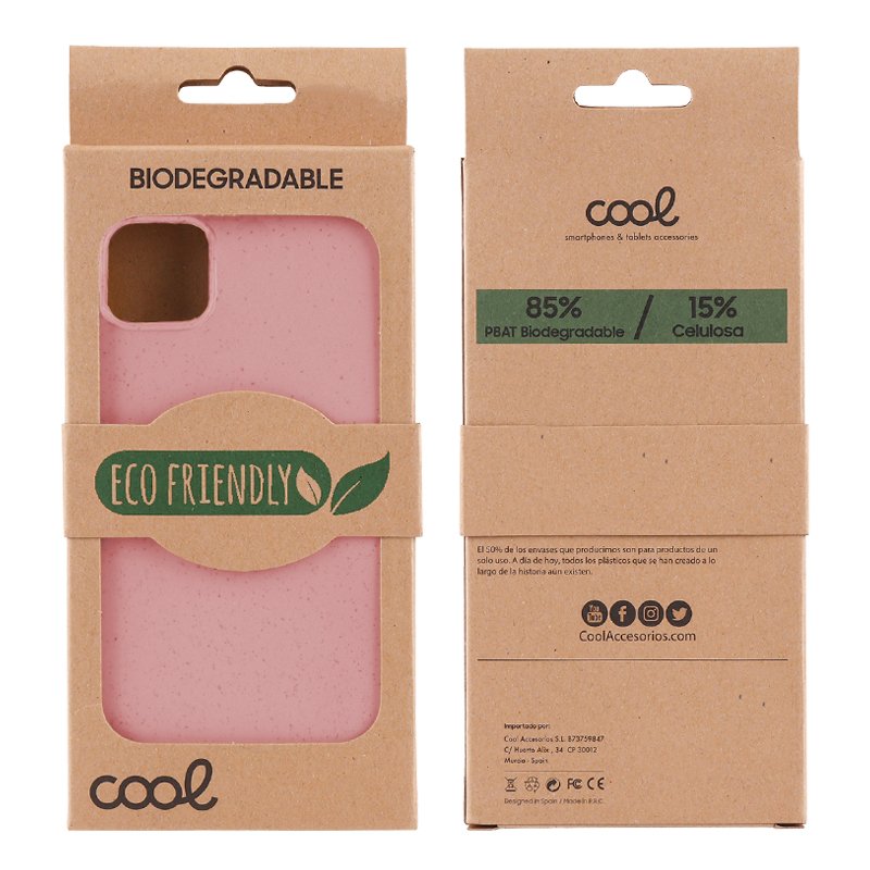 Carcasa COOL para Samsung A546 Galaxy A54 5G Eco Biodegradable Rosa - Image 2