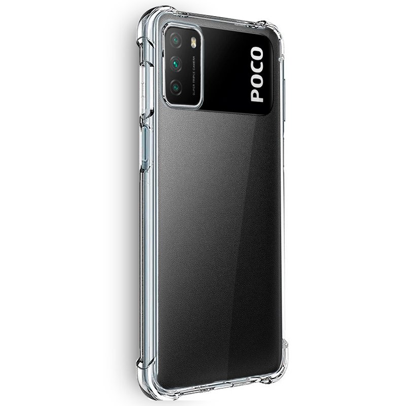 Carcasa COOL para Xiaomi Pocophone M3 / Redmi 9T AntiShock Transparente - Image 2