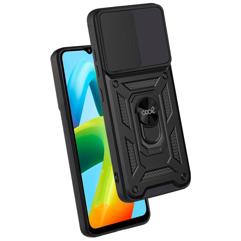 Carcasa COOL para Xiaomi Redmi A1 / A2 Hard Ring Negro - Image 3