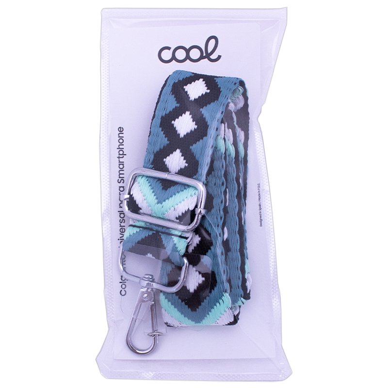 Correa Colgante COOL Universal con Tarjeta para Smartphone Aguamarina - Image 3