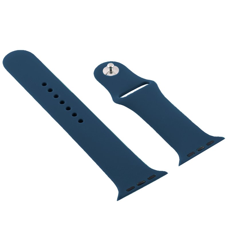 Correa COOL para Apple Watch Series 1 / 2 / 3 / 4 / 5 / 6 / 7 / 8 / 9 / SE (42 / 44 / 45 mm) Goma Azul - Image 3
