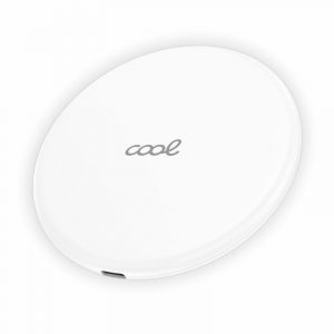 Dock Base Cargador Smartphones Inalámbrico Qi Universal COOL Blanco