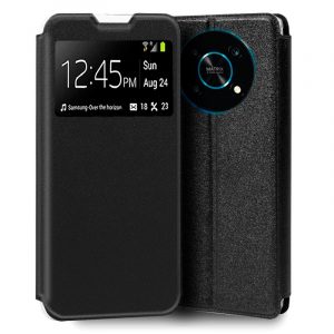 Funda COOL Flip Cover para Huawei Honor Magic 4 Lite Liso Negro