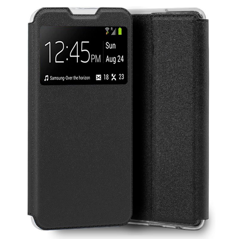 Funda COOL Flip Cover para iPhone XS Max Liso Negro