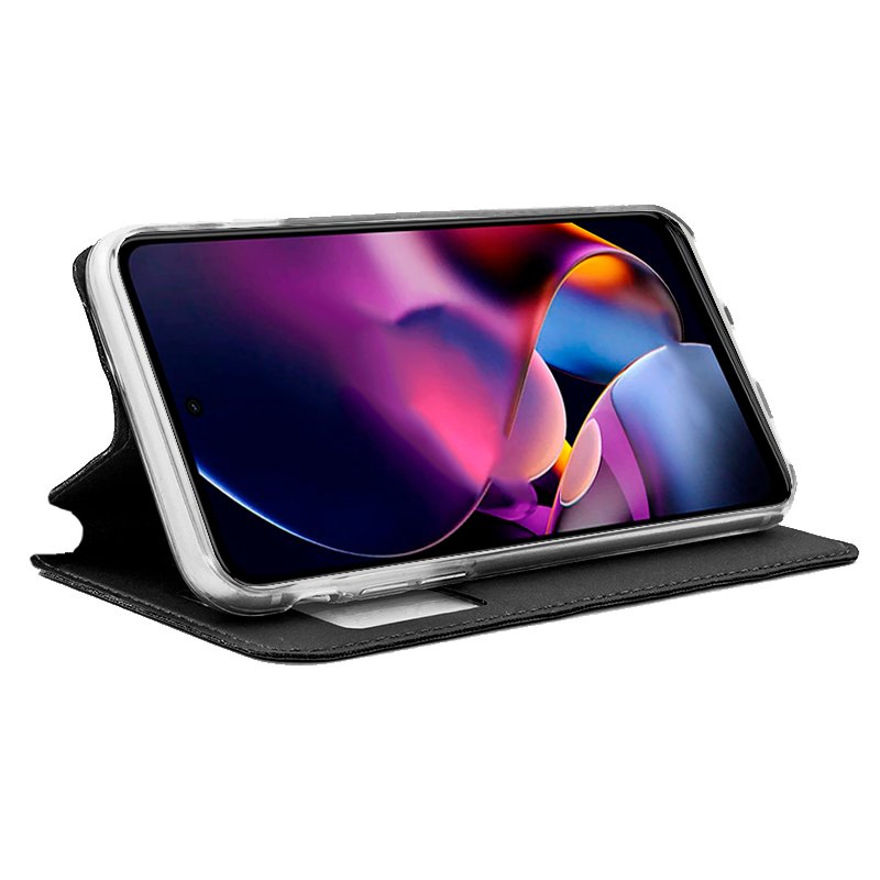 Funda COOL Flip Cover para Motorola Moto G54 5G Liso Negro - Image 2