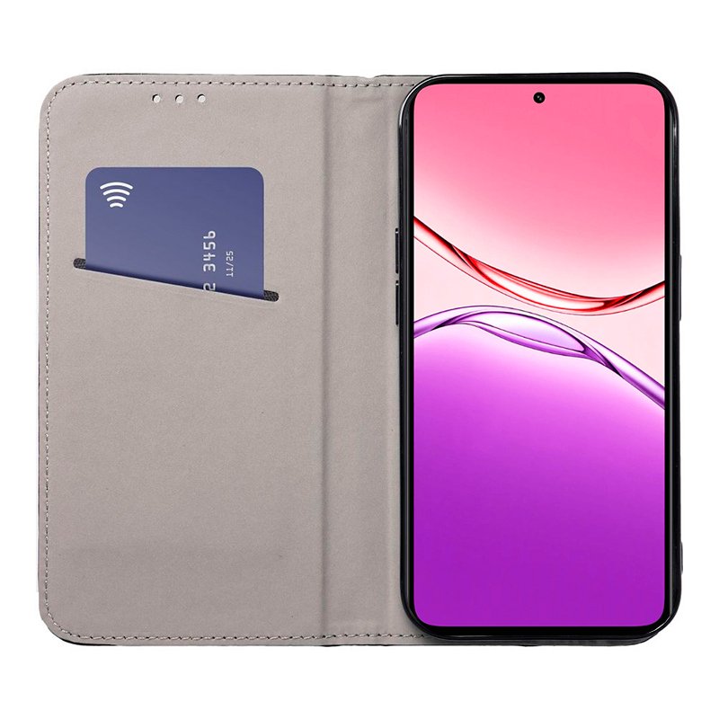 Funda COOL Flip Cover para Oppo A5 4G / A5 5G Liso Burgundy - Image 2