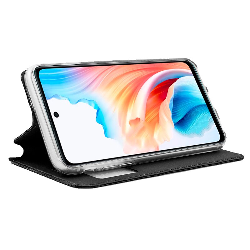 Funda COOL Flip Cover para Oppo A79 5G Liso Negro - Image 2