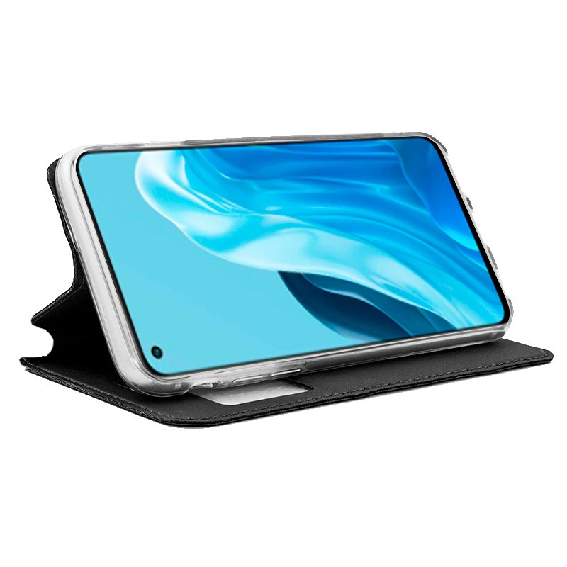 Funda COOL Flip Cover para Oppo Find X5 Lite Liso Negro - Image 2