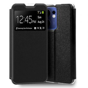 Funda COOL Flip Cover para Oppo Reno 13 F 5G / 13 FS 5G Liso Negro