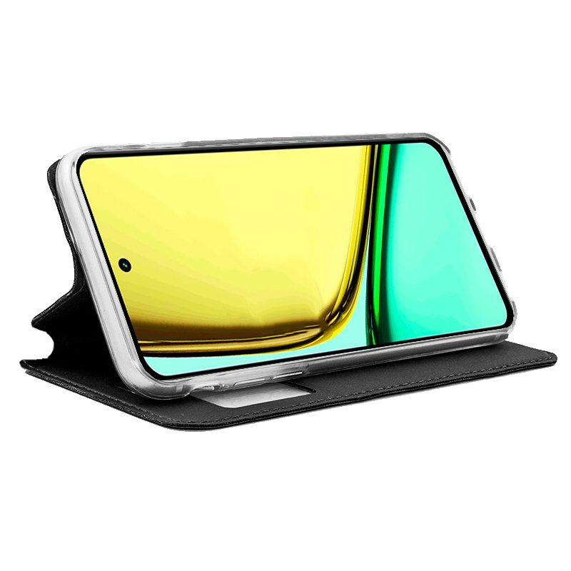 Funda COOL Flip Cover para Realme C67 Liso Negro - Image 2