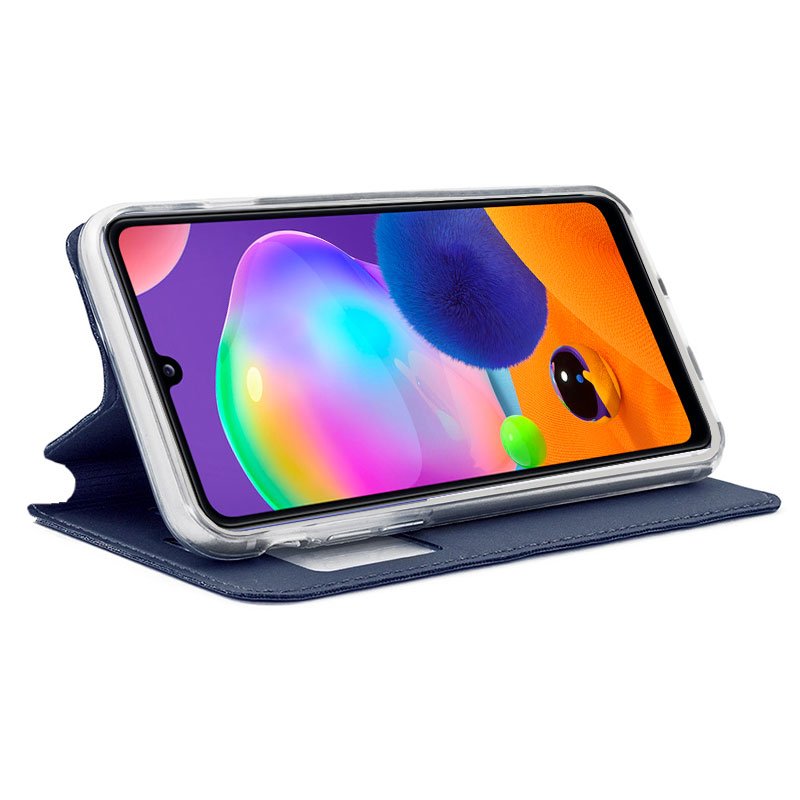 Funda COOL Flip Cover para Samsung A315 Galaxy A31 Liso Azul - Image 2