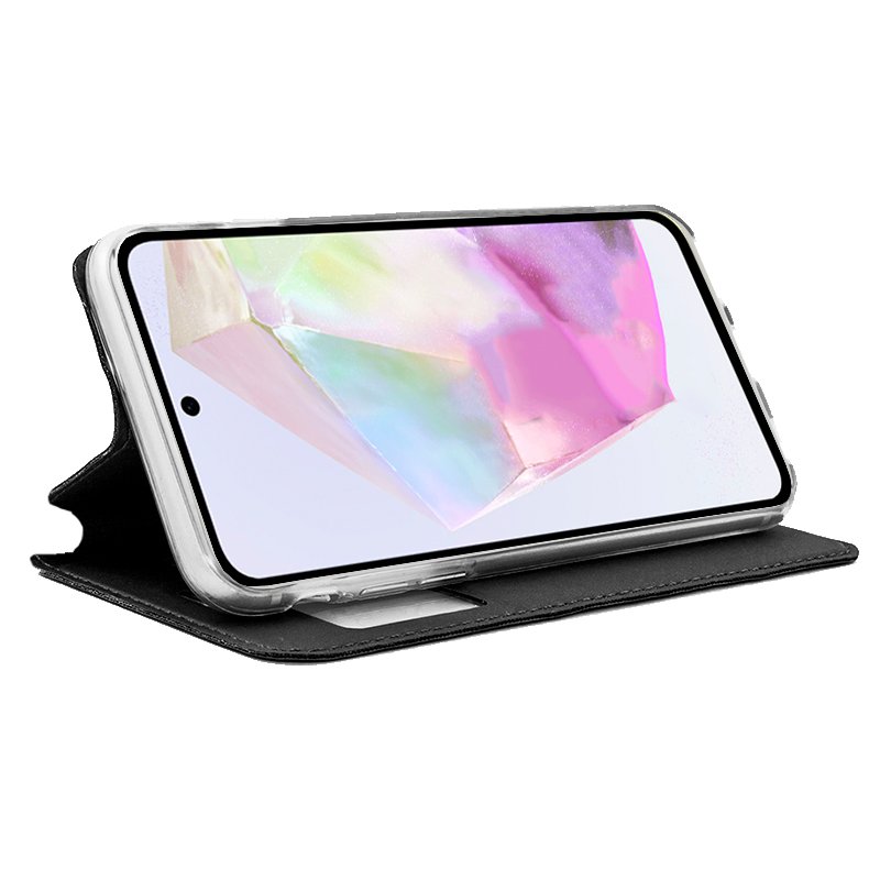 Funda COOL Flip Cover para Samsung A356 Galaxy A35 5G Liso Negro - Image 2