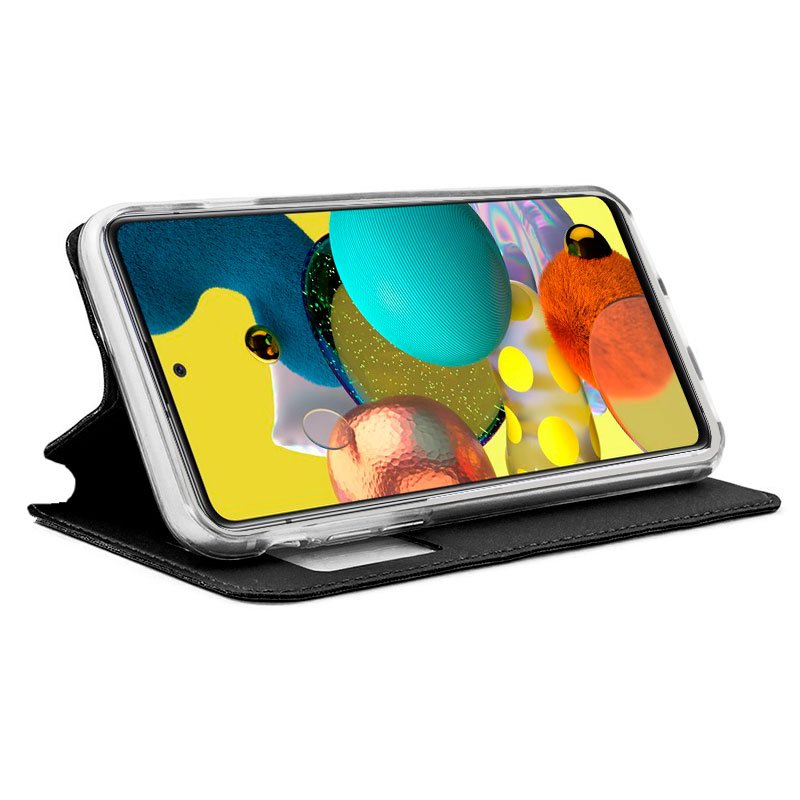 Funda COOL Flip Cover para Samsung A516 Galaxy A51 5G Liso Negro - Image 2