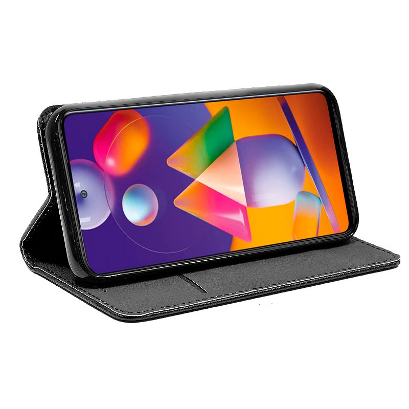 Funda COOL Flip Cover para Samsung M317 Galaxy M31s Liso Negro - Image 2