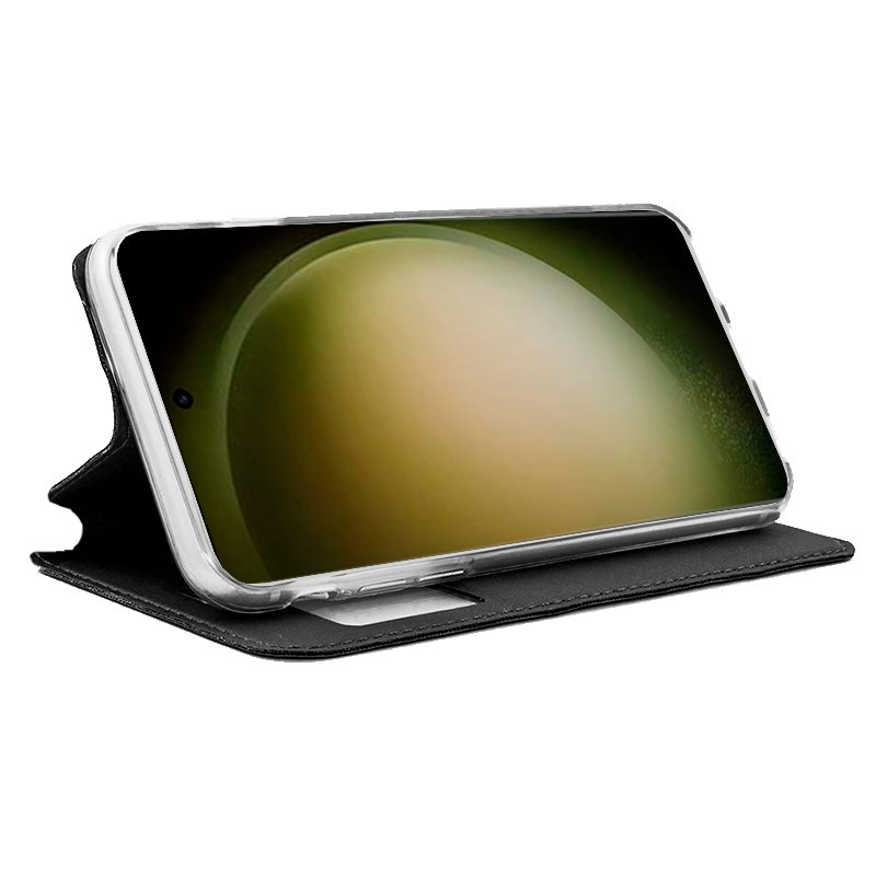 Funda COOL Flip Cover para Samsung S918 Galaxy S23 Ultra Liso Negro - Image 2