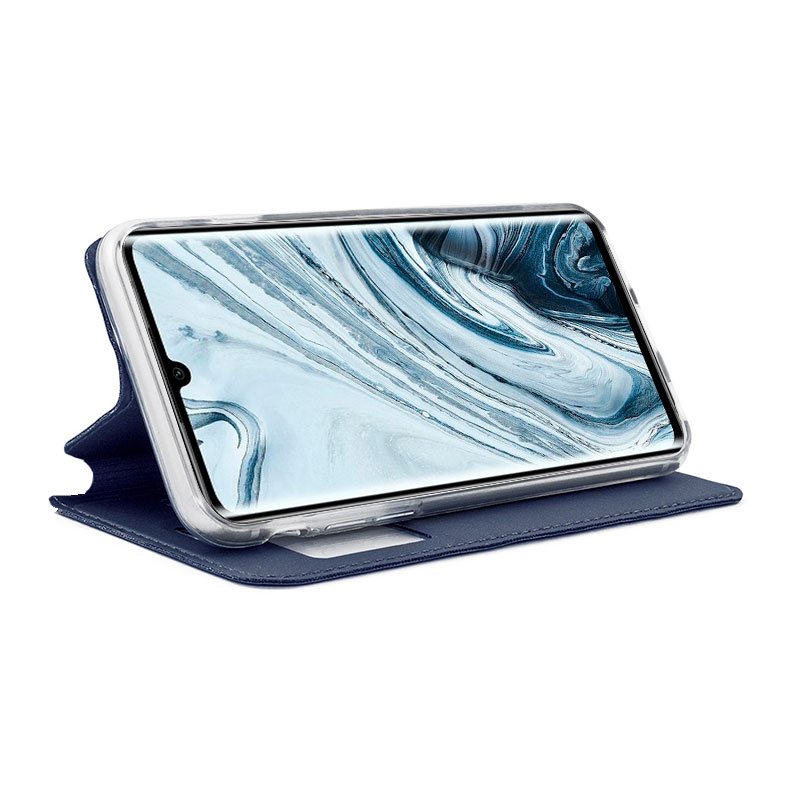Funda COOL Flip Cover para Xiaomi Mi Note 10 / Mi Note 10 Pro Liso Azul - Image 2