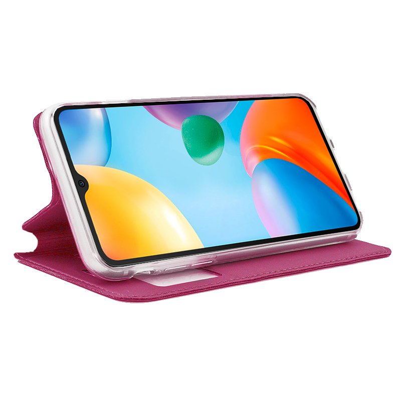 Funda COOL Flip Cover para Xiaomi Redmi 10C Liso Rosa - Image 2