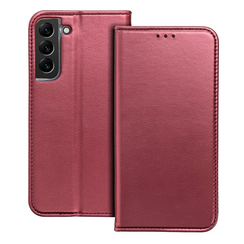 Funda COOL Flip Cover para Xiaomi Redmi 13C / 13C 5G / Poco C65 Liso Burgundy - Image 2