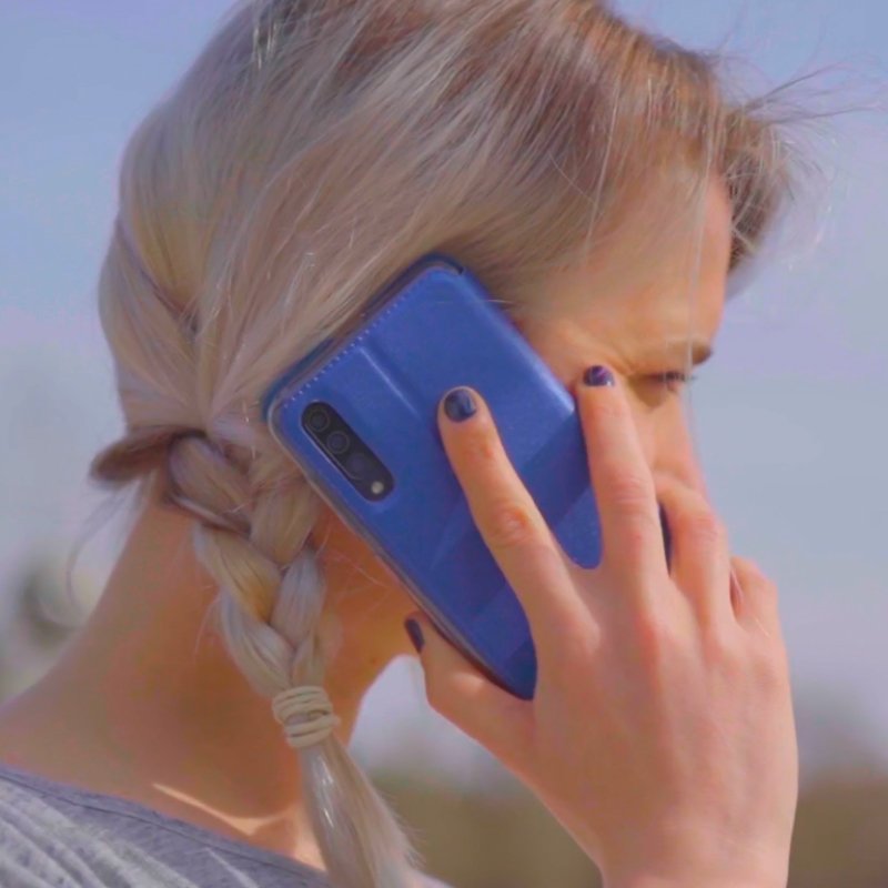 Funda COOL Flip Cover para Xiaomi Redmi 14C / Poco C75 Liso Azul - Image 3