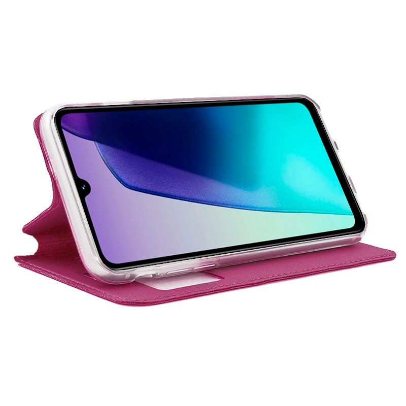 Funda COOL Flip Cover para Xiaomi Redmi 14C / Poco C75 Liso Rosa - Image 2