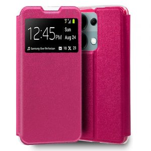 Funda COOL Flip Cover para Xiaomi Redmi Note 13 Pro / Note 14S / Poco M6 Pro Liso Rosa