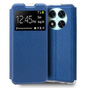 Funda COOL Flip Cover para Xiaomi Redmi Note 14 Pro 5G / Note 14 Pro Plus 5G / Poco X7 (Azul)