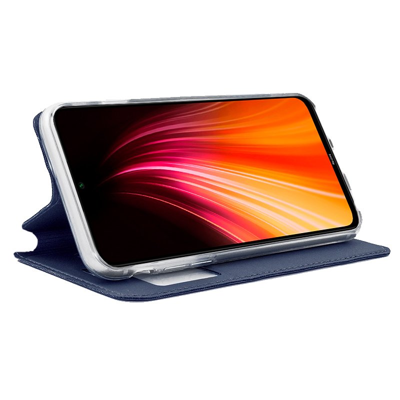 Funda COOL Flip Cover para Xiaomi Redmi Note 8 / Note 8 (2021) Liso Azul - Image 2