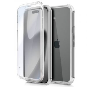Funda COOL Silicona 3D para iPhone 17 (Transparente Frontal + Trasera)