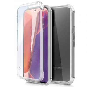 Funda COOL Silicona 3D para Samsung N980 Galaxy Note 20 (Transparente Frontal + Trasera)