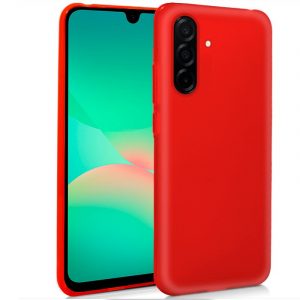 Funda COOL Silicona para Samsung A266 Galaxy A26 5G / A17 / A17 5G (Rojo)