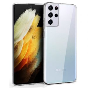 Funda COOL Silicona para Samsung G998 Galaxy S21 Ultra (Transparente)
