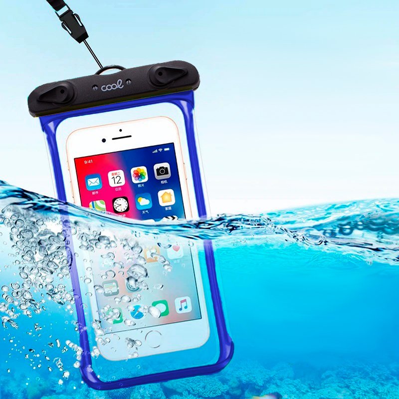 Funda Impermeable Universal Waterproof Azul - Image 3
