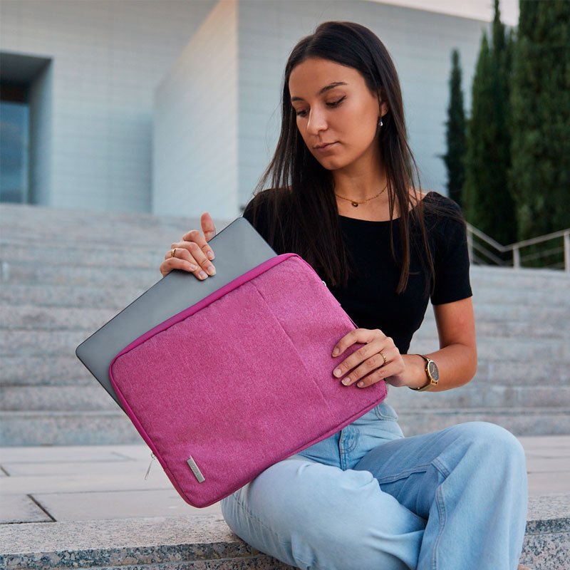 Funda Ordenador Portátil / Tablet 13-15 Pulgadas COOL Versus Rosa - Image 2