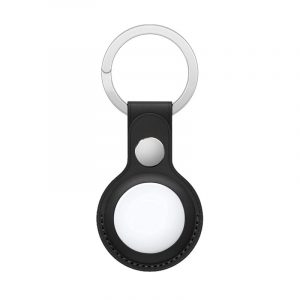 Llavero Protector COOL Compatible con AirTag Polipiel Negro