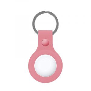 Llavero Protector COOL Compatible con AirTag Silicona Rosa