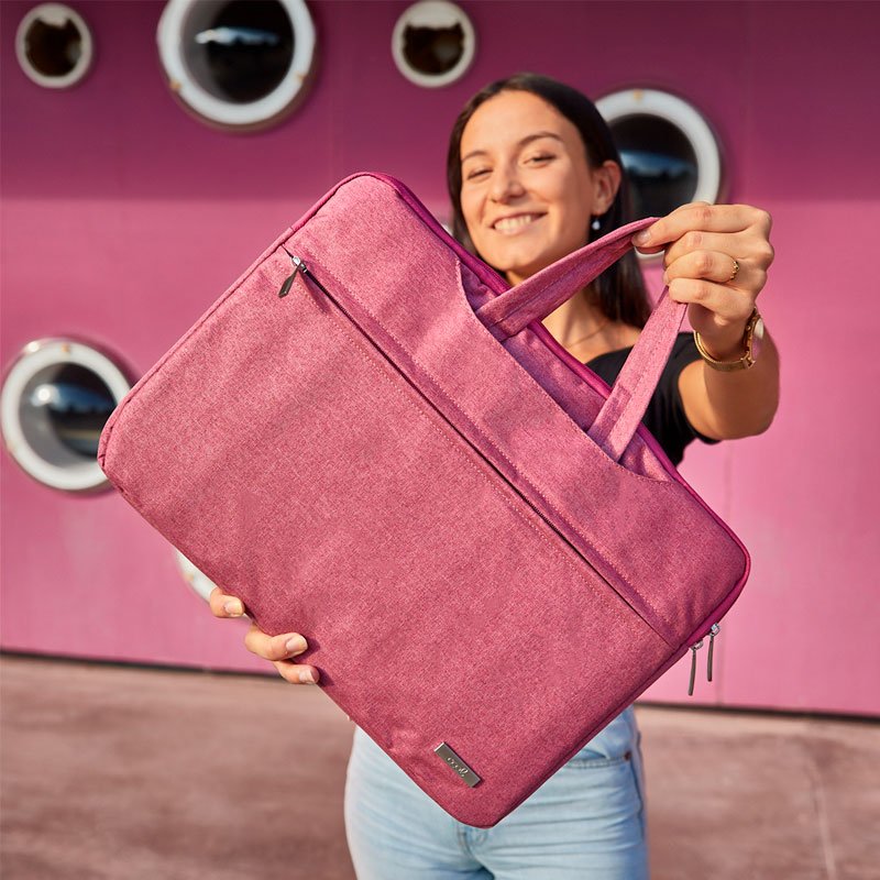 Maletín Ordenador Portátil 15-17 Pulgadas COOL Sigma Rosa - Image 2