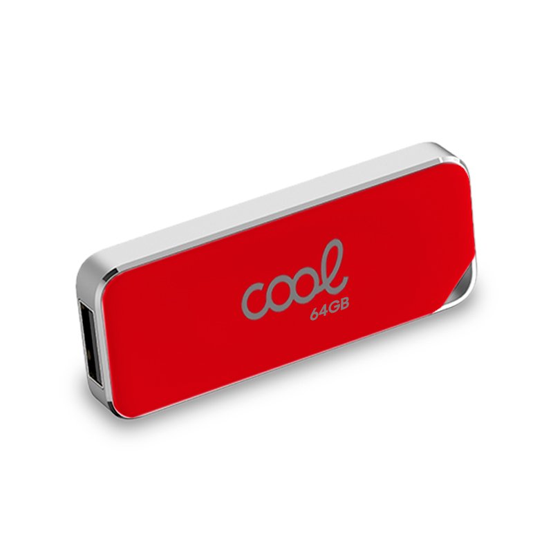 Pen Drive USB x64 GB 2.0 COOL Board Rojo - Image 3