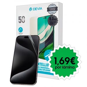 Protector Hidrogel Devia 0.2mm Universal Mayor Grosor (Pack 50 uds)