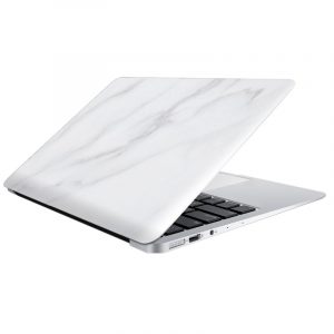 Protector Vinilo Trasero Colorful Devia Portátil 15 pulg Mármol Blanco