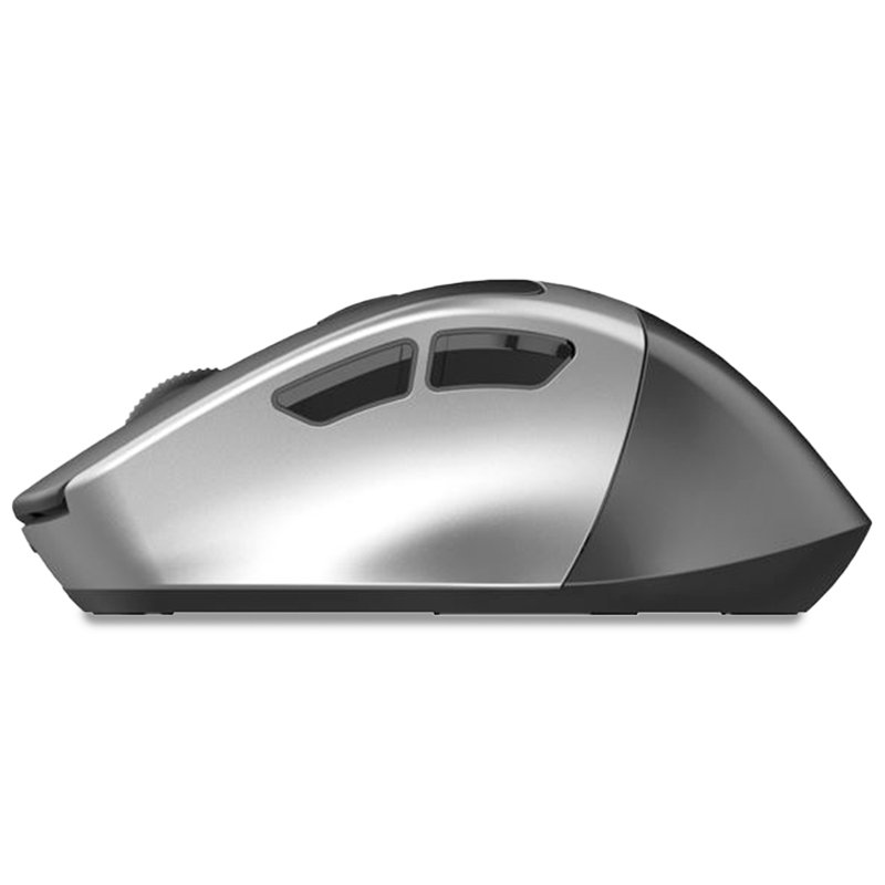 Ratón Inalámbrico Silencioso COOL Ergonomic Negro-Plata - Image 2
