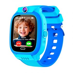 Smartwatch COOL Kids 4G GPS Silicona Azul (Localización, Videollamadas, SIM)