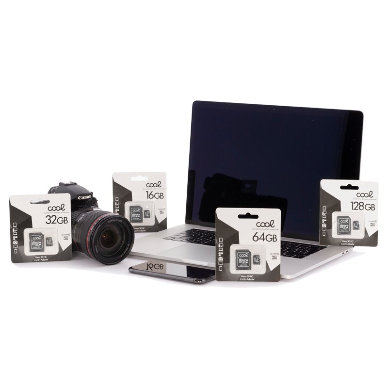 Tarjeta Memoria Micro SD con Adapt. x64 GB COOL (Clase 10) - Image 2